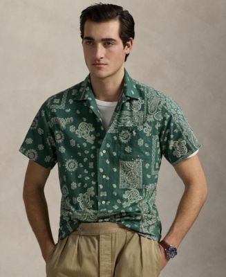 ラルフローレン Polo Ralph Lauren Men's Classic-Fit Bandanna-Print Camp