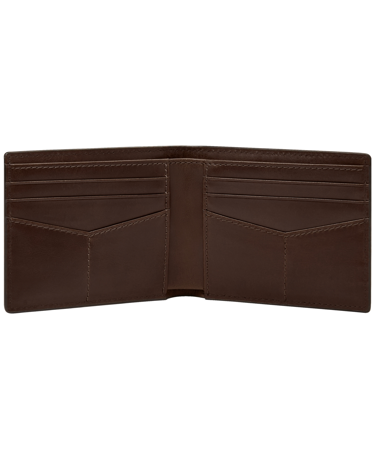 Fossil Men's Derrick Rfid Bifold Wallet In Dark Brown