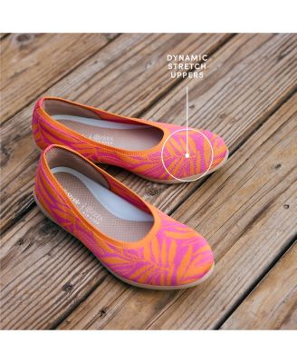 Women's Kit 2 Washable Round Toe Ballerina Flats