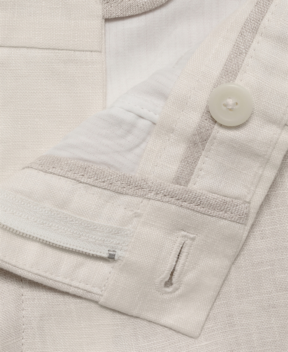 Mango Men's Tailored Linen Shorts