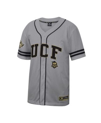 Men's Gray UCF Knights Free Spirited Baseball Jersey