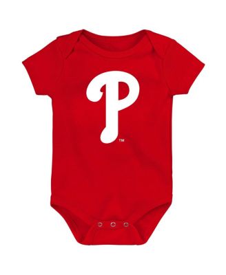 Baby Boys and Girls Philadelphia Phillies Slide Home 3-Pack Bodysuit Set