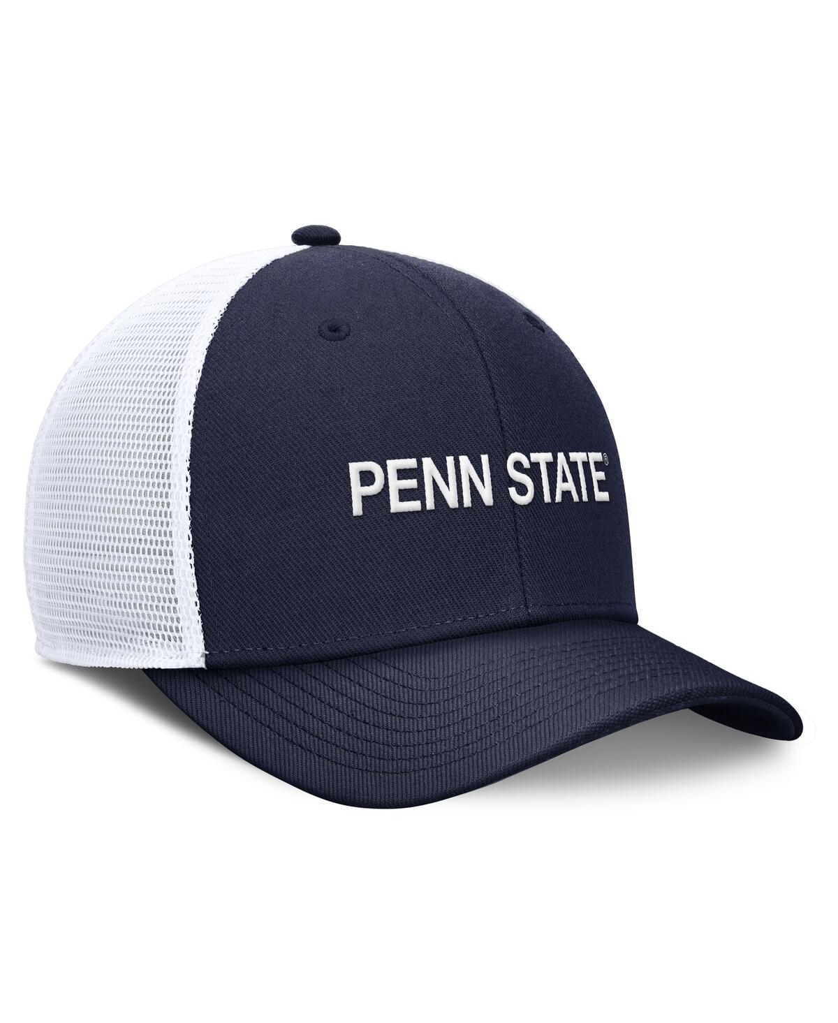 Nike Men's Navy Penn State Nittany Lions Rise Performance Adjustable Trucker Hat In Navy