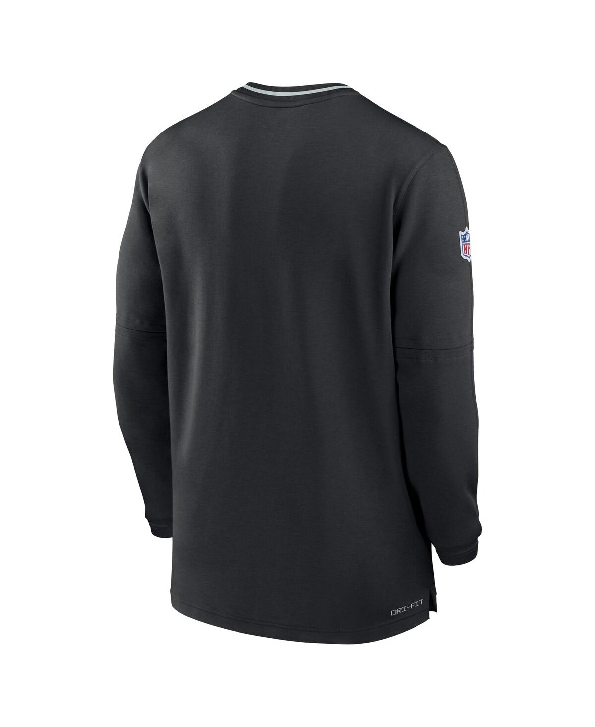 Nike Men's Black Las Vegas Raiders Coach Half-Zip Sweatshirt