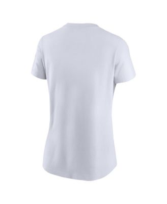 Women's White Los Angeles Dodgers Wordmark T-Shirt