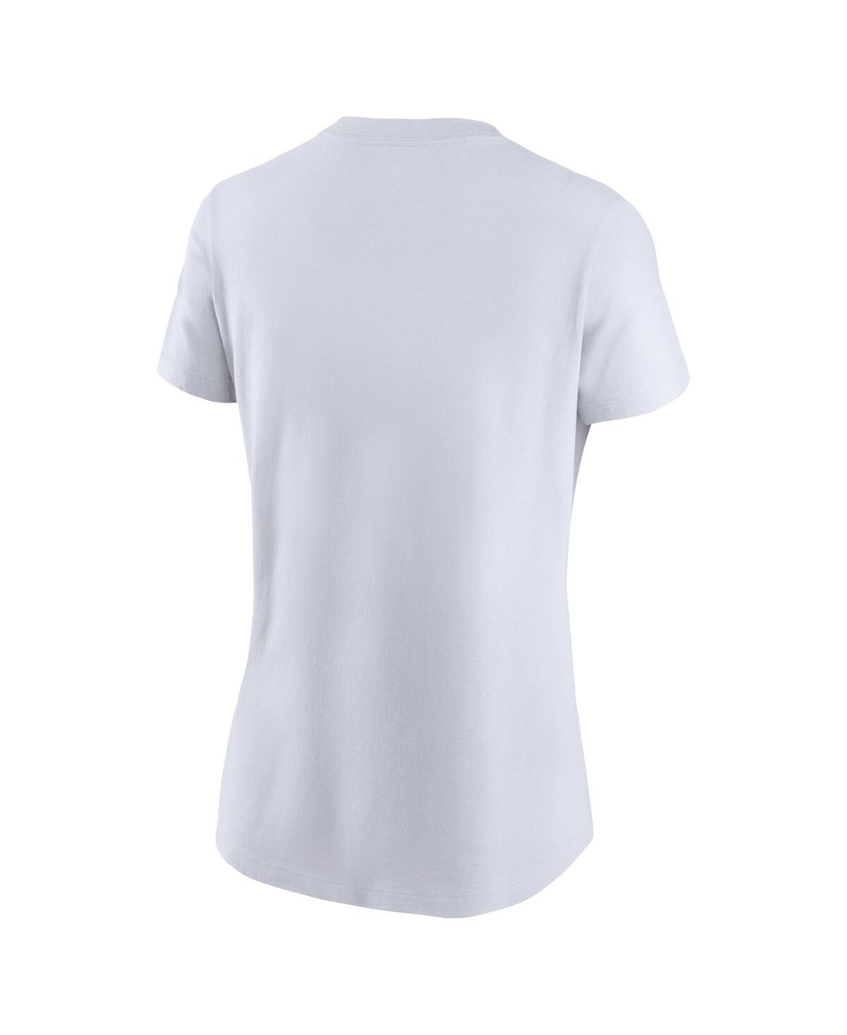 Nike Women's White Los Angeles Dodgers Wordmark T-Shirt