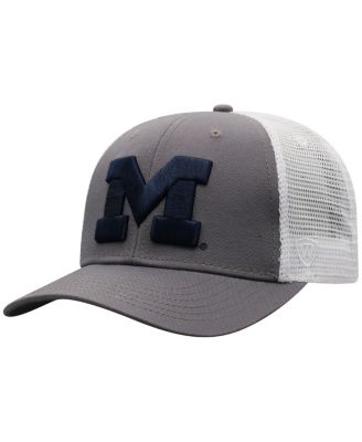 Top of the World - Men's Gray Michigan Wolverines Trucker Adjustable Hat