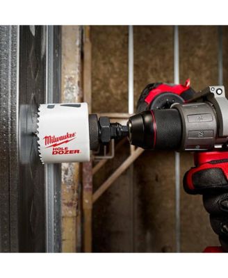 49-56-7250 3/8 in. Quick Change Large Hole Saw Arbor with Pilot Drill Bit