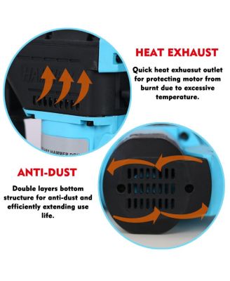 Rotary Hammer 1100W 1-1/2"  SDS Plus Rotary Hammer Drill 3 Functions