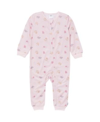 Toddler Girls Footless Pajamas with Reverse Zipper, 3-Pack