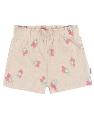 Toddler Girls 2-Piece Shirt and Shorts Set, Green Leaves, 5T