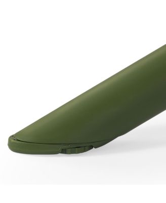 5-Piece Resin Square Patio Dining Table Set with Stackable Patio Dining Chairs