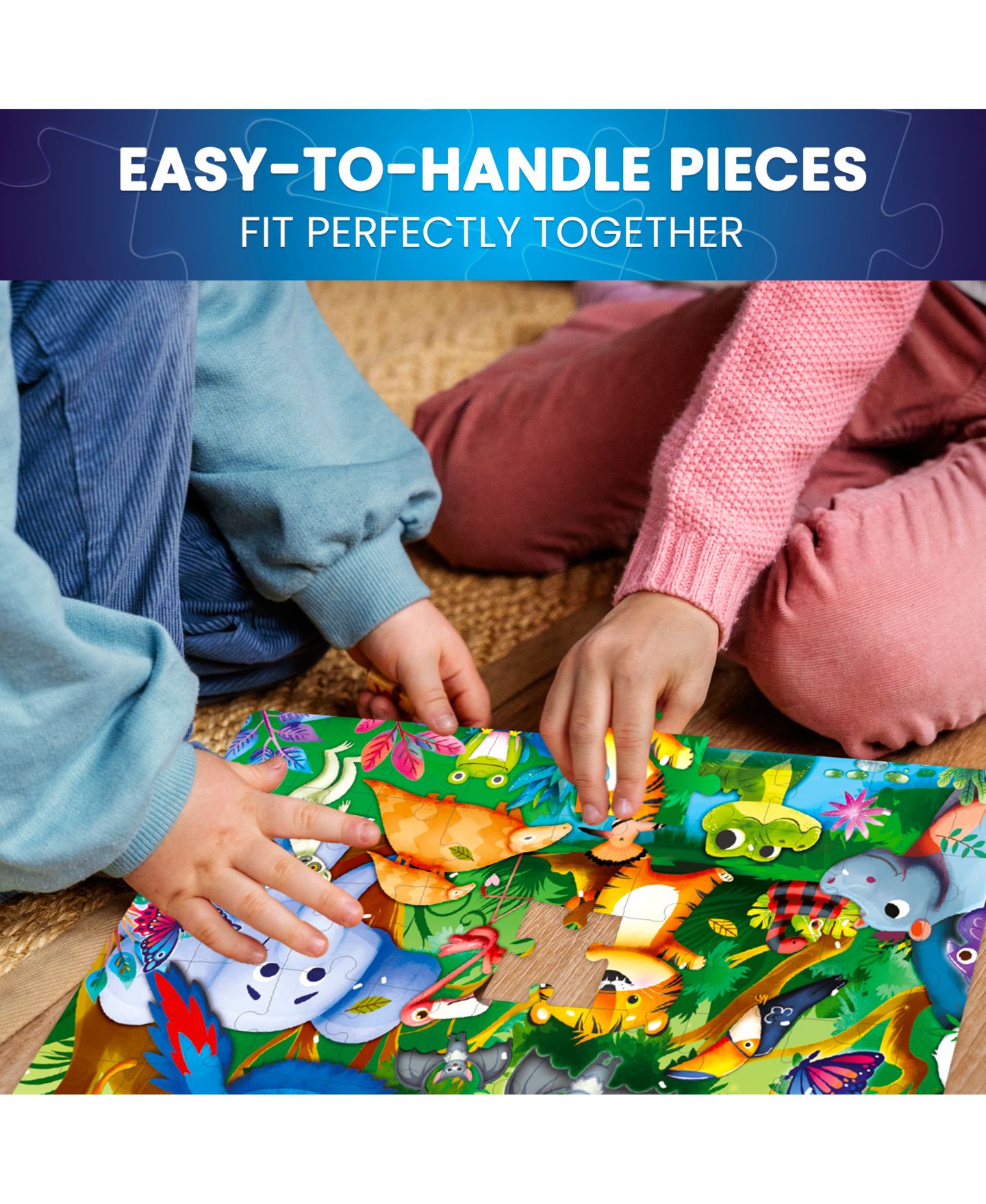 Детские игрушки Quokka 4 x 60-Piece Glow-in-the-Dark Puzzles, Ages 4+, цвет: 4x60 — фото 4