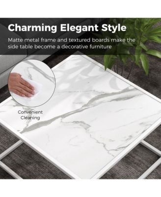 Coffee Table Modern Rectangular Coffee Table Metal Frame