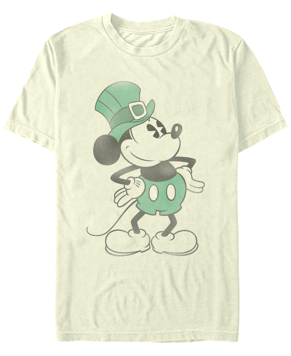 Men's Mickey Leprechaun Short Sleeve T-Shirt - Natural