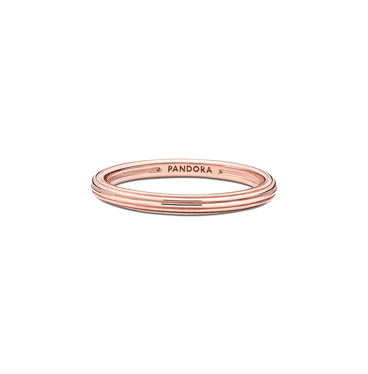 Pandora Sterling Silver Stable Me Statement Ring In Rose Gold