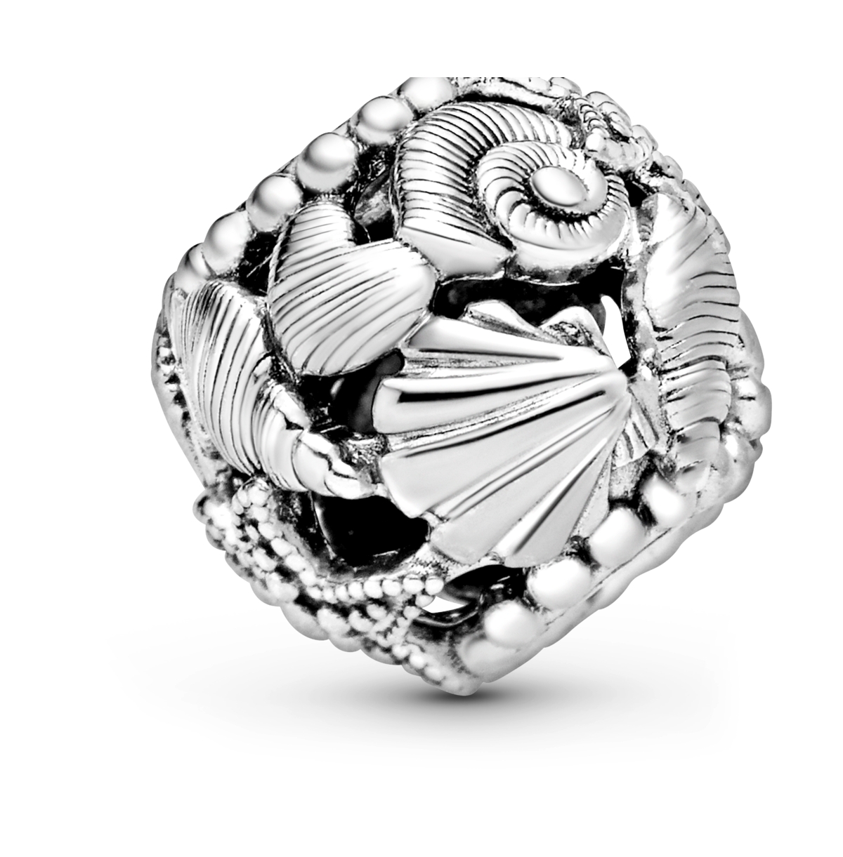 Pandora Sterling Silver Shell and Starfish Charms