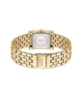 Women's Lucy Quartz Basic Slim Ionic Plated Thin Gold Steel Watch, 23mm