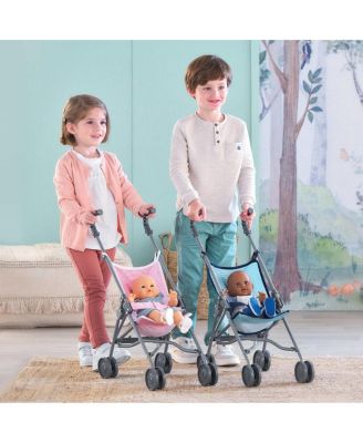 Umbrella Doll Stroller - Sage Stripe