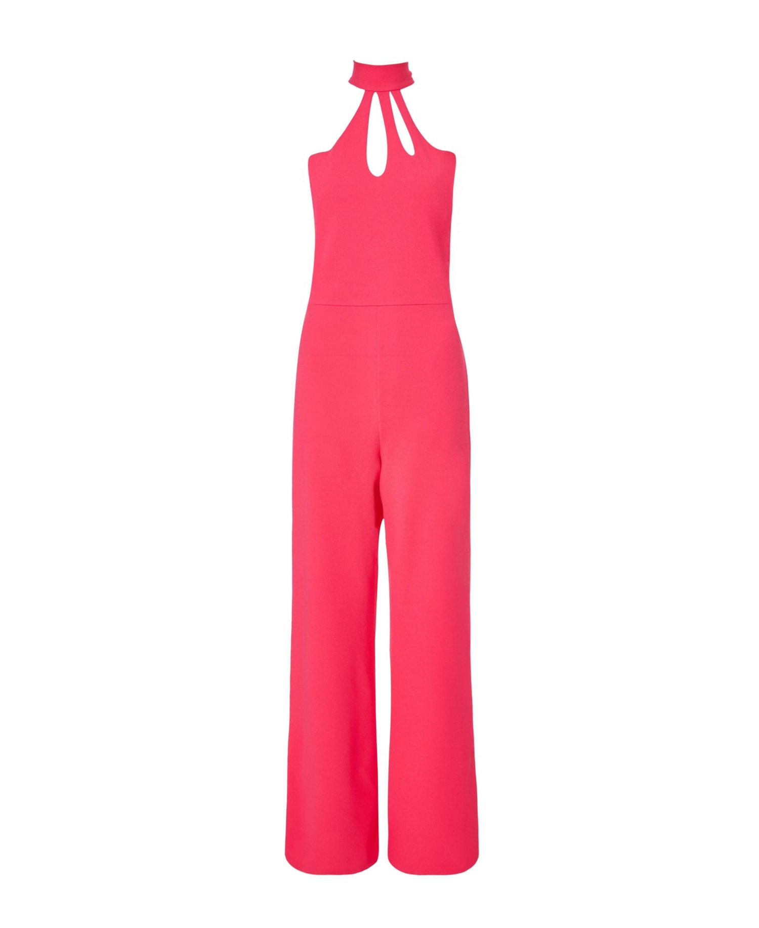 Women's Scuba Crepe Halterneck Jumpsuit