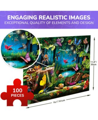 100 Pcs Jigsaw Puzzles for Kids 4-6