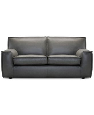 Glympton 73" Leather Loveseat