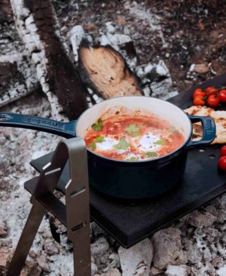 Enameled Cast Iron 2-Quarts Saucepan with Lid