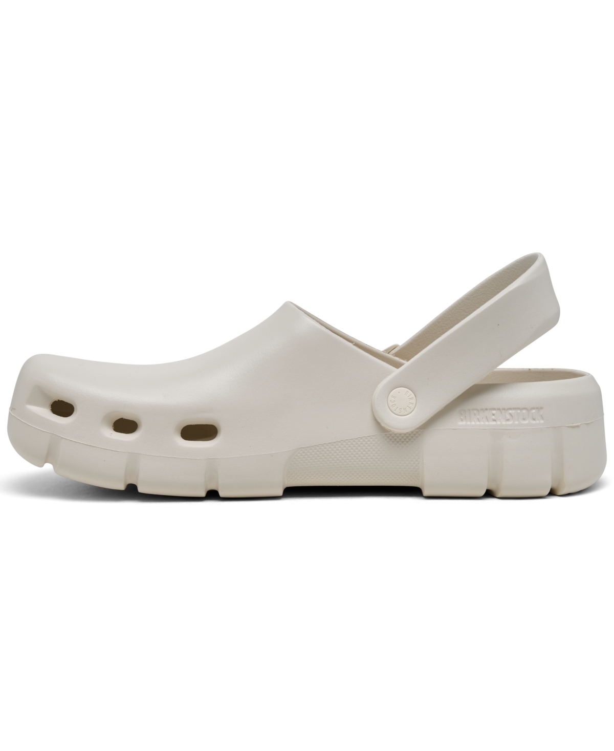 Birkenstock Men's Birki Flow Eva Clogs From Finish Line In Eggshell