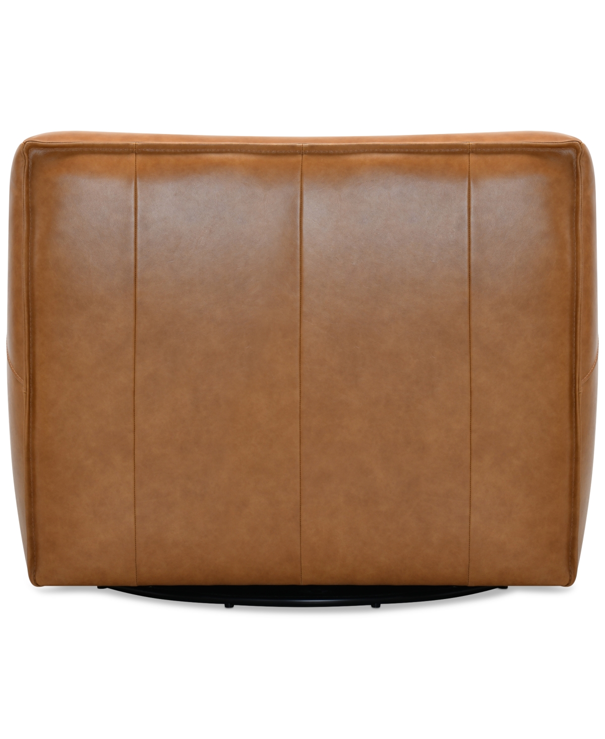 Macy's Glympton 44" Leather Swivel Chair, Exclusively At