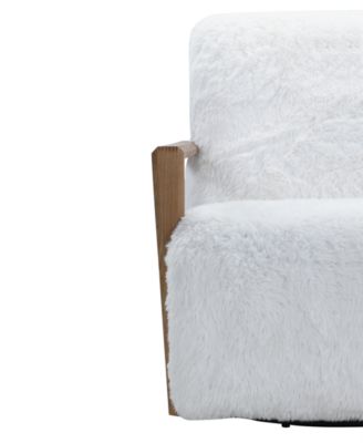 Glympton 29" Fabric Swivel Chair, Exclusively at Macy's