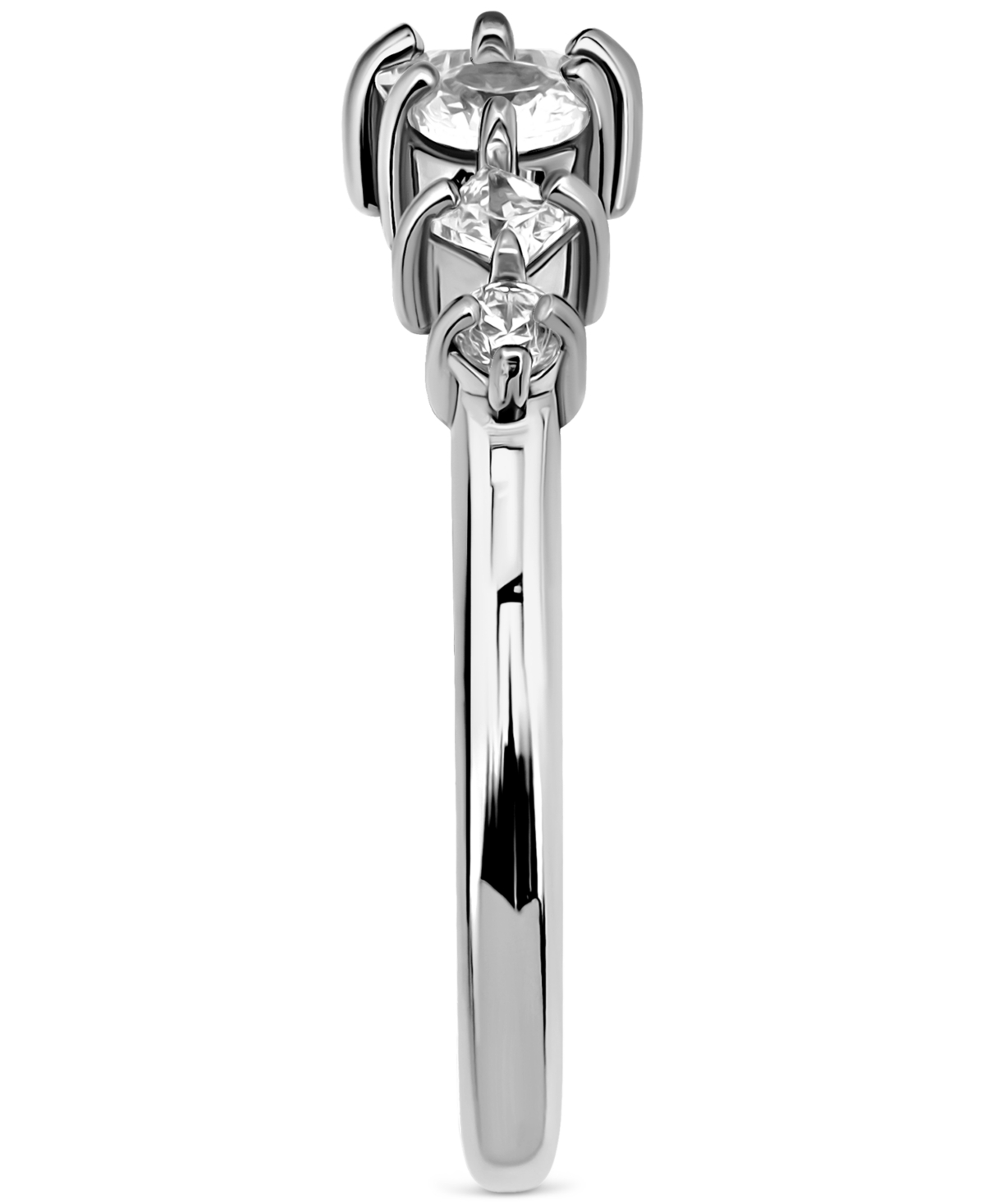 GIANI BERNINI MIXED-CUT CUBIC ZIRCONIA ADJUSTABLE TOE RING IN 18K GOLD-PLATED STERLING SILVER (ALSO IN STERLING SI 