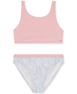 Roxy Big Girls Bali Breaks Two-Piece Swimsuit Set - Macy's
