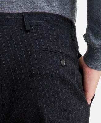Men's Modern-Fit Wool Pinstripe Suit Separate Pants 