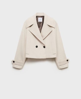 MANGO - Women's Maxi Lapels Wool Blend Blazer