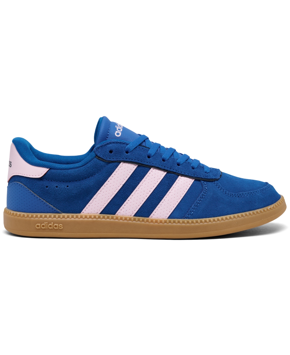 Adidas Originals Women's Break Net Sleek Casual Sneakers From Finish Line In Bright Royal,clear Pink,carbon