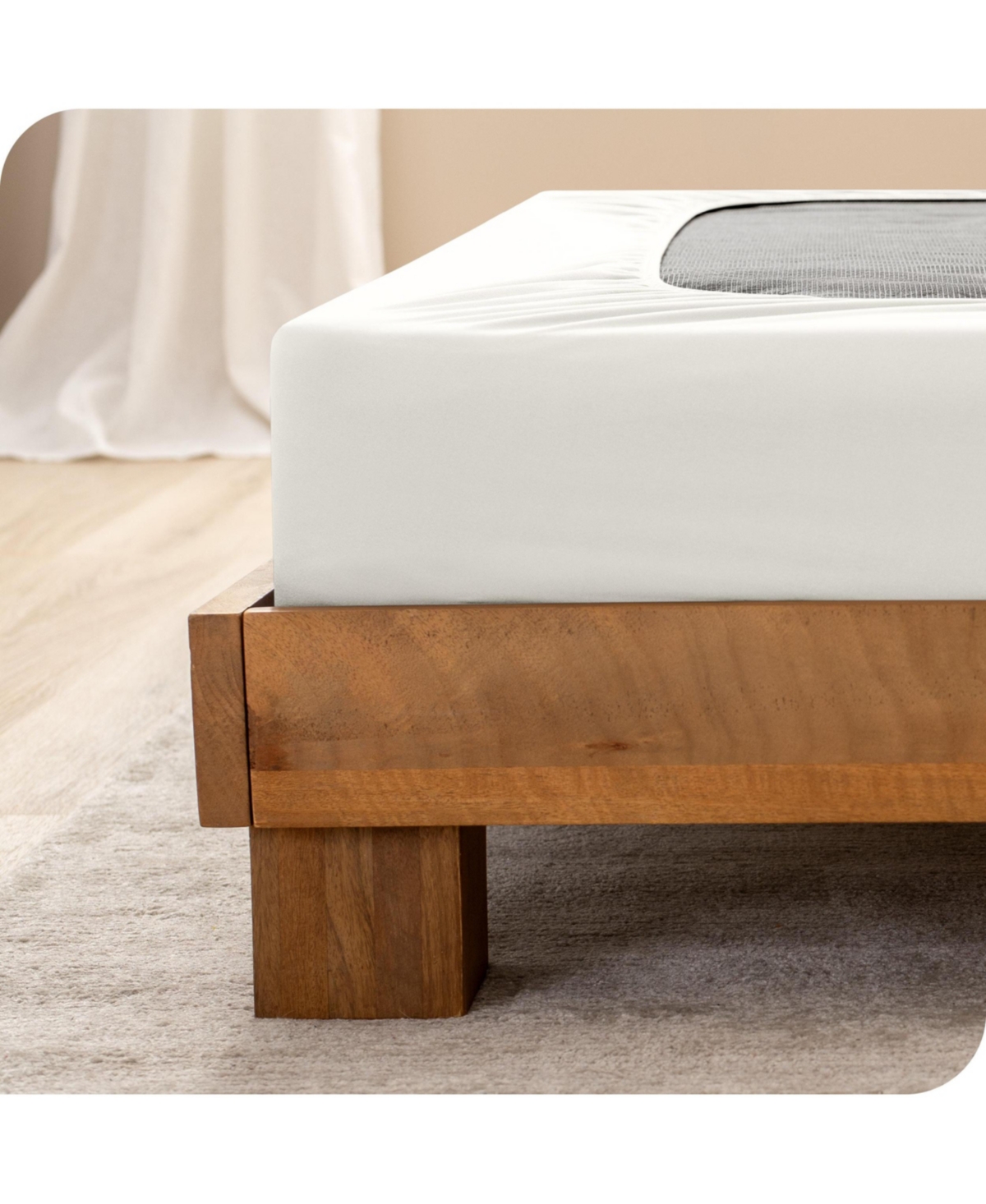 Bare Home Wrap Around Box Spring Cover