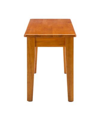 Modern Dining Bench with Tapered Legs for Stylish Dining Room Seating