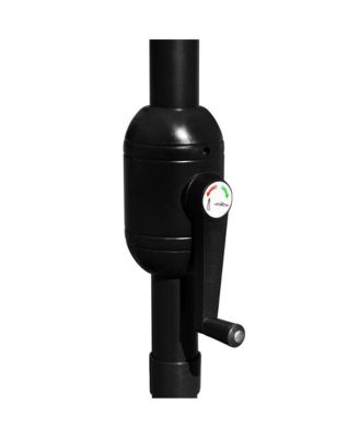 Bali Patio Umbrella With Base - 9' Polyester Patio Umbrella - 30+ Uv Protection - Waterproof Cement Base With 1.5" Diameter Aluminum Pole