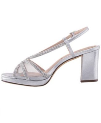 Women's Bonney Rhinestone Block Heel Dress Sandals