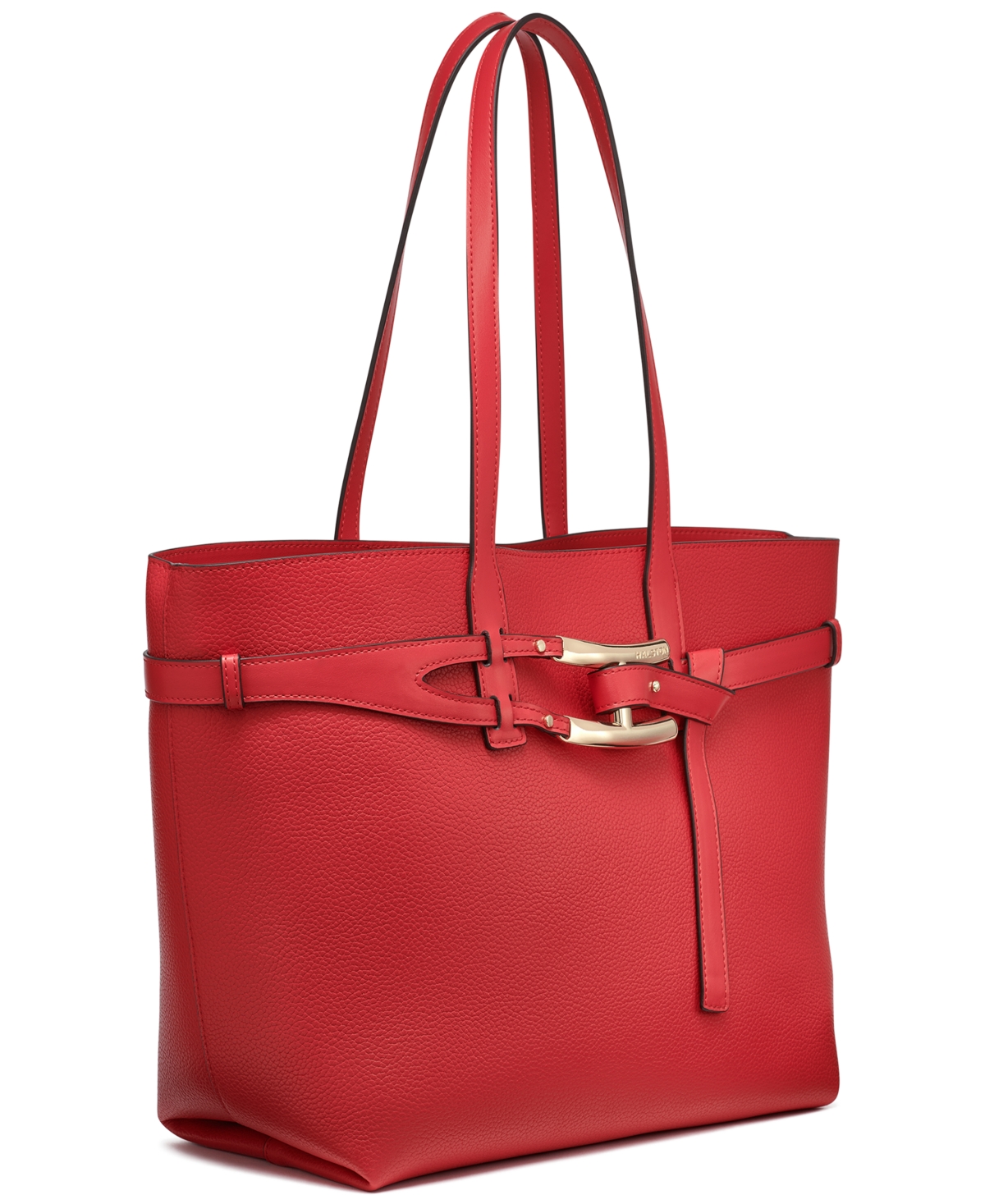 Shop Halston Tasha Mini Tote Bag In  Red
