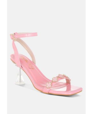 Womens Ebina Charm Detail Spool Heels