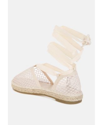 Sonara Mesh Flat Espadrille Sandals