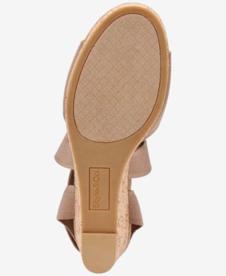 Women's Sicilyy Wedge High Heel Sandals, Exclusively at Macy's