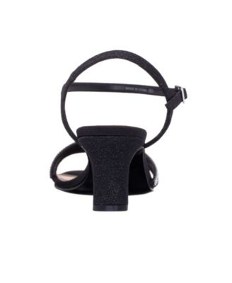 Women's Bettany Mid Heel Crystal Straps Dress Sandals