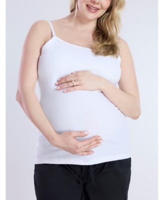Plus Size Motherhood Clip Down Nursing Tank Top Cami - Motherhood