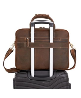 Slim Leather Briefcase - Sleek & Elegant - Perfect for Daily Usage
