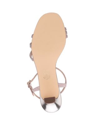Women's Bettany Mid Heel Crystal Straps Dress Sandals