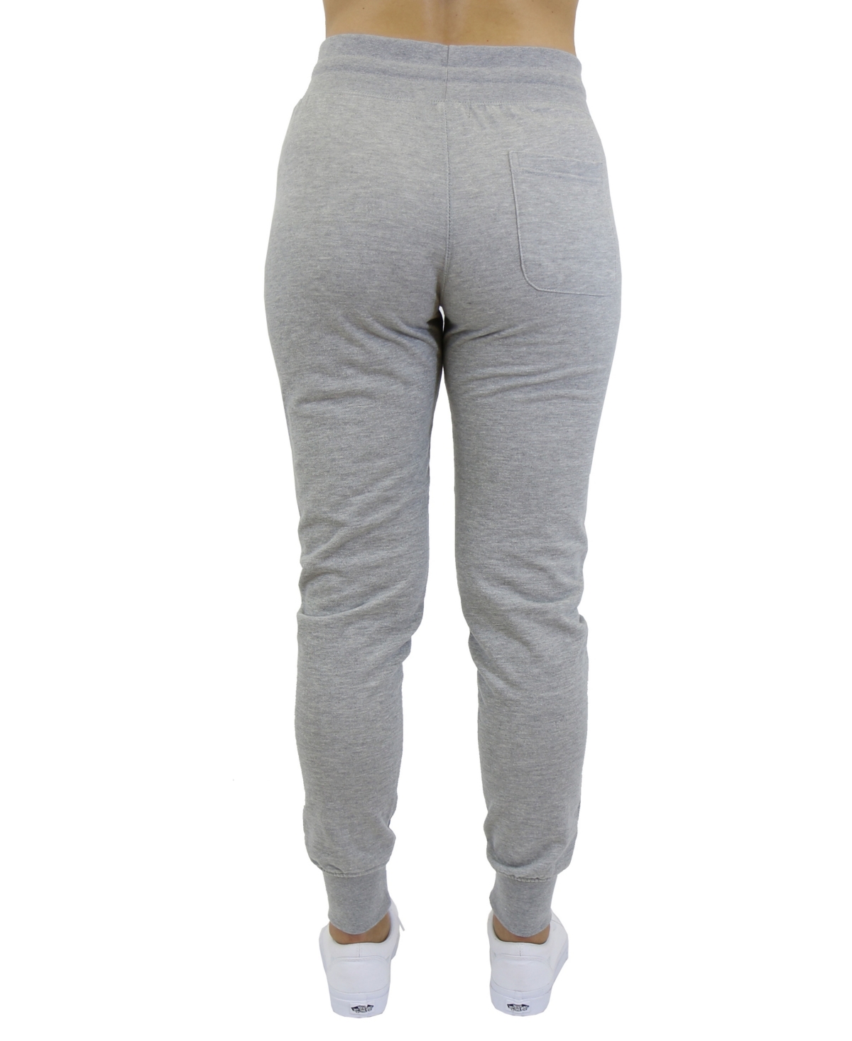 Shop Galaxy By Harvic Women's Loose Fit Fleece Lined Jogger Sweatpants With Zipper Pockets In Heather Gray