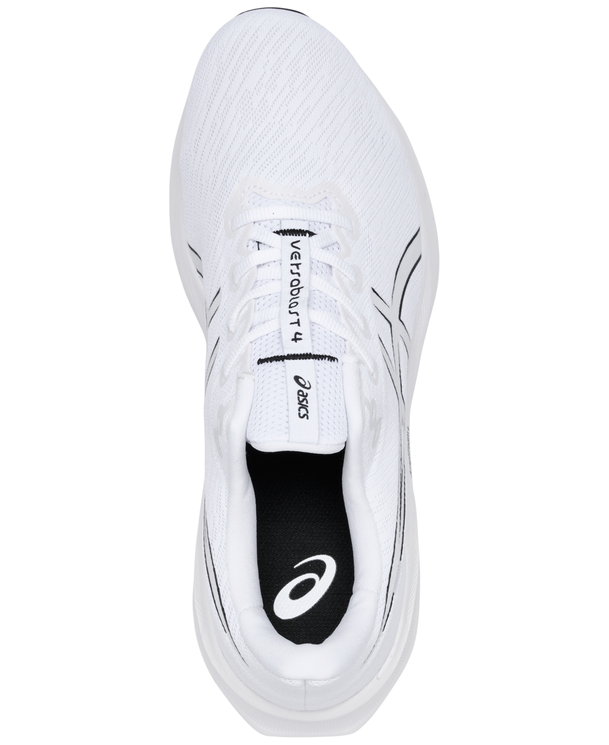 Asics Men's Versablast 4 Running Sneakers From Finish Line In White,black