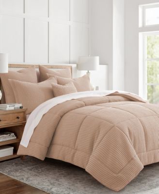 Mills Waffle Textured 2-Pc. Comforter Set, Twin/Twin XL